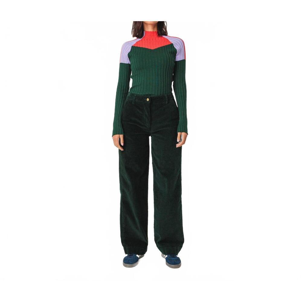 NEW SKFK leartza-gots trousers in dark green